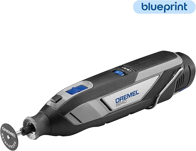 Dremel 8240-5 12V Cordless Rotary Tool Kit with Variable Speed and Comfort Grip - Includes 2AH Battery Pack, Charger, 5 Accessories, Wrench, and Tool Fabric Carry Bag