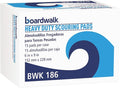 Boardwalk 186 Heavy-Duty Scour Pad, Green, 6 x 9 (Case of 15)