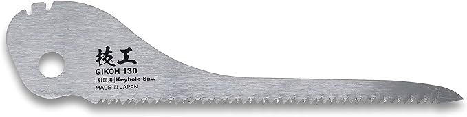 KAKURI Jab Saw - Folding 5-1/8" Japanese Pull Saw for Drywall, Wood, Plaster, Wallboard, Plywood - Razor Sharp Japanese Steel Blade - Made in Japan