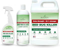 Hygea Natural Extra Strength Bed Bug & Lice Elimination Trio - Includes Extra Strength 24 oz Lice & Bed Bug Spray, 32 oz Lice & Bed Bug Laundry Additive, & 128 oz Spray Refill