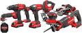 CRAFTSMAN V20 Cordless 8-Tool Combo Kit With Two 2.0 Ah Batteries and Charger (CMCK801D2)