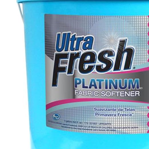 Ultra Fresh Liquid Laundry Fabric Softener, Platinum, 5 Gal, Spring Fresh - Household Cleaning Supplies and Accessories for Clothing and Fabrics