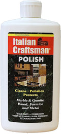 Granite and Marble Polish - Cleans and Protects - Italian Craftsman 16 oz (1 Pack)