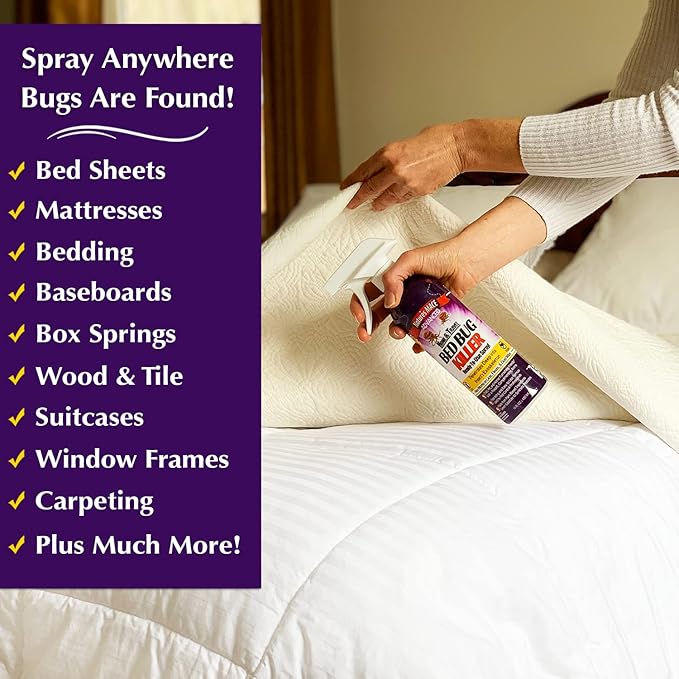 Nature’s MACE Bed Bug Killer 1 Gallon, Kill BedBugs Treatment, Mites, Eggs, Easy, Do-It-Yourself, Professional Bed Bug Spray, at-Home Solution, Mattress, Non-Toxic, Child & Pet Safe, Stain & Odor Free