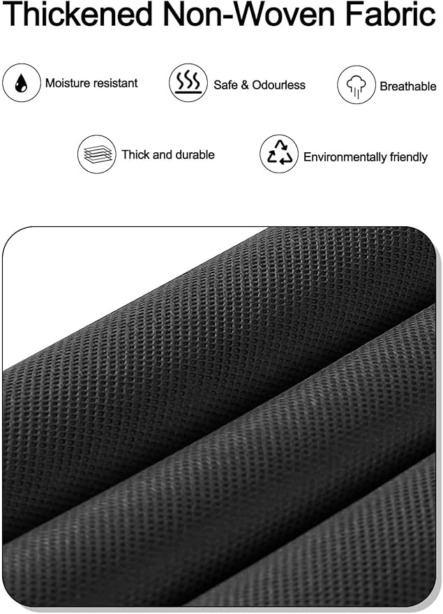 TAHAVICE 2 Pack Over The Door Storage Organizer with 5 Pockets 10 Mesh Side Pockets, 44 lbs Weight Capacity Door Hanging Organizers and Storage for Bedroom,Bathroom,Nursery,Pantry,Dorm(Black)