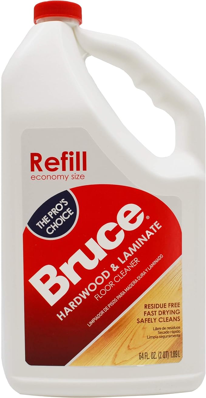 Bruce 64 oz+32oz NoWax Hardwood and Laminate Floor Cleaner Value Pack, Packaging May Vary