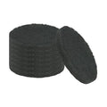uxcell 8Pcs Scrubber Scouring Pad, 4 Inch 1500 Grits Drill Power Brush Hoop and Loop Scrub Pads Discs Polishing Pad for Household Furniture Automotive Cleaning, Green Gray