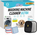 2-in-1 Pet Hair Removal Kit, Washing Machine Cleaner Tablets & Reusable Pet Hair Removal Glove for Cats and Dogs, Remove Stubborn Pet Hair | Complete Solution for Pet Owners