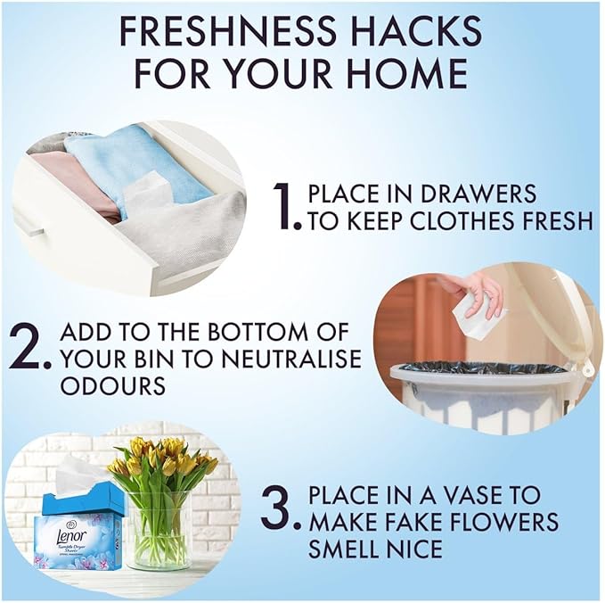 Lenor Tumble Dryer Sheets 34 Sheets Spring Awakening