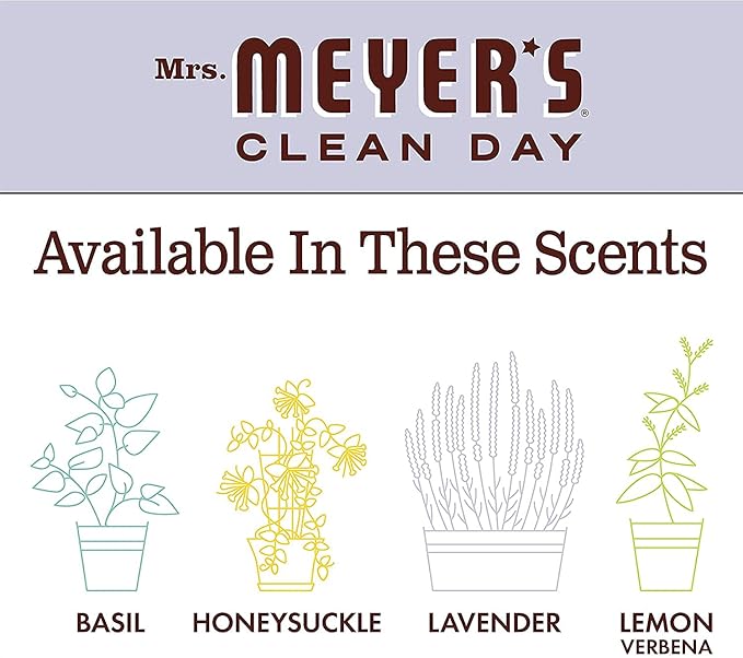 MRS. MEYER'S CLEAN DAY Liquid Fabric Softener, Made Without Parabens, Cruelty Free Formula, Lavender Scent, 32 OZ (Pack of 1)