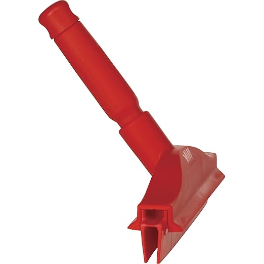 Vikan 77114 Squeegee,Ultra Hygiene,Dbl Blade,Hand,10",Red