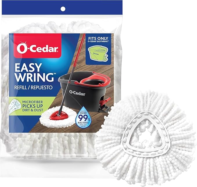 O-Cedar EasyWring Spin Mop Head Refill (Pack of 2)