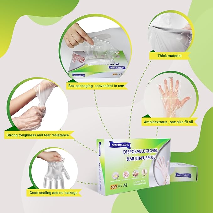 Disposable Plastic Gloves Food Handling Service Gloves Disposable For Cooking