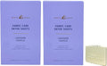 Bath & Body Works Lavender Vanilla Fabric Care Dryer Sheets - 2 Boxes (80 Sheets Total) - with a Natural Oats Sample Soap