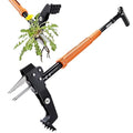 MORAIS Weed Puller Tool, Stand Up Weed Puller Heavy Duty Garden Tool with 4-Claw Steel Head, 39"-46" Retractable Handle & Easy-Eject Mechanism, Easily Remove Weeds Without Bending, or Kneeling