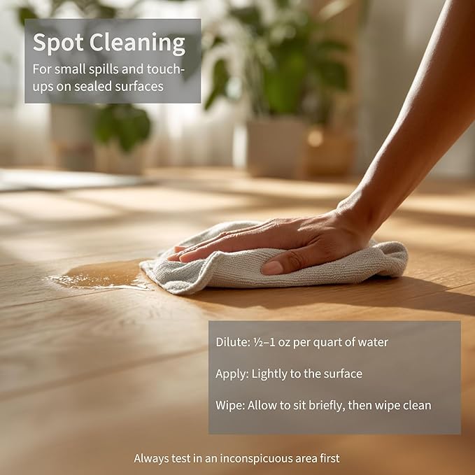 Lapew Apple Crush Scented Mop Soap - Luxury Floor Cleaner Concentrate for Mopping Tile, Laminate, Vinyl & Hardwood | Streak-Free, Low-Foam | 36 oz