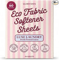 Glory Days Fabric Softener Sheets for Washer - Fresh Linen Scent, Replaces Liquid Softener, Plant-Based, Plastic-Free, Eco Friendly, 60 Loads
