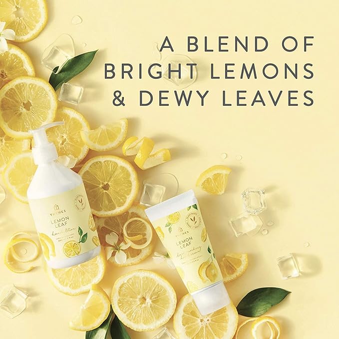 Thymes Countertop Spray - Counter Cleaner Spray - Household Cleaning Supplies (Lemon Leaf, 16.5 fl oz) (Pack of 2)