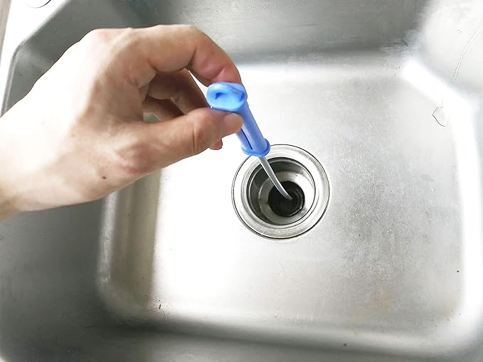 59 Inch Drain Cleaner Brush, Pipe Cleaner Clog Remover for Cleaning Sink, Bathtub,kitchen, AC Pipe,Shower Drain