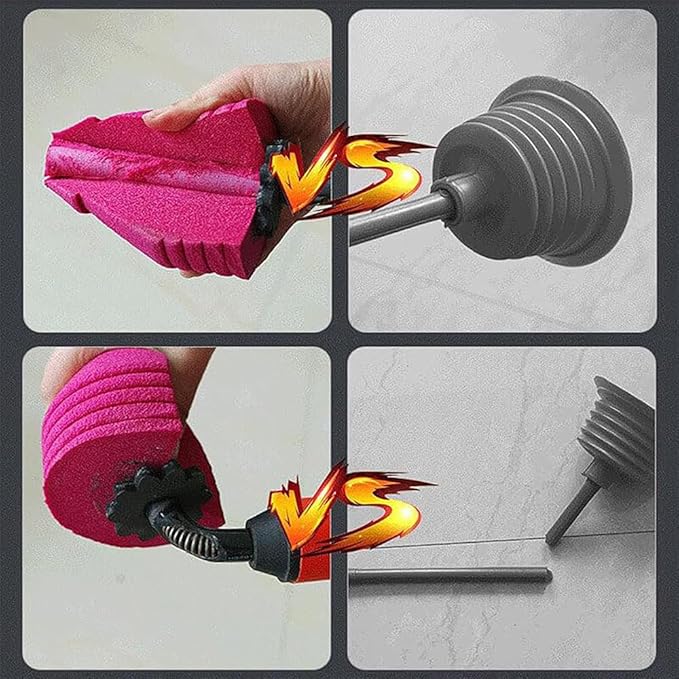 Upgraded High Pressure Toilet Unblock One Shot Toilet Pipe Plunger, 2024 New Toilet Unblock a Shot Kit, Air Drain Clog Remover, Toilet Snake Toilet Unclogger, Air Pump Toilet Plunger (1Pc)