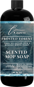 Lapew Frosted Forest Scented Mop Soap - Luxury Floor Cleaner Concentrate for Mopping Tile, Laminate, Vinyl & Hardwood | Streak-Free, Low-Foam | 36 oz