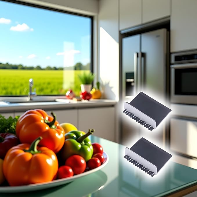 2 Pcs Black Kitchen Sink Squeegee Cleaner Countertop Brush Wiper Vegetable Cleaning Brush Wiper Home Kitchen Tool Fruit and Vegetable Cleaning Brushes Accessories Utensils and Gadgets