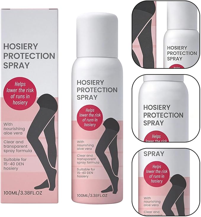 Tights Care Spray, Pantyhose Fabric Mist, 100ml Delicate Clothing Protector, Snag And Run Prevention For Business Casual, Professional Attire Wear Outfit Protection, Extends Life Of Hosiery