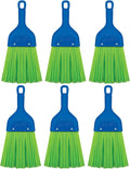LOLA Whisk Broom, Hand Brush, 6 Pack Durable Bristles, Whisks Away Dirt & Debris, Compact, Hang Hole for Easy Storage, Indoor/Outdoor