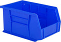 Hudson Exchange 9-1/2" x 6" x 5" Plastic Stackable Storage Bin and Hanging Container (Blue, 1 Pack)