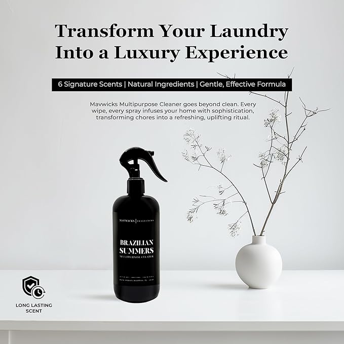 Fragrances All Purpose Cleaner Spray (Brazilian Summers) 16 Oz – Multipurpose Surface Cleaning Spray for Kitchen, Bathroom, Floors and Counters, Home and Office, Natural and Non-Toxic