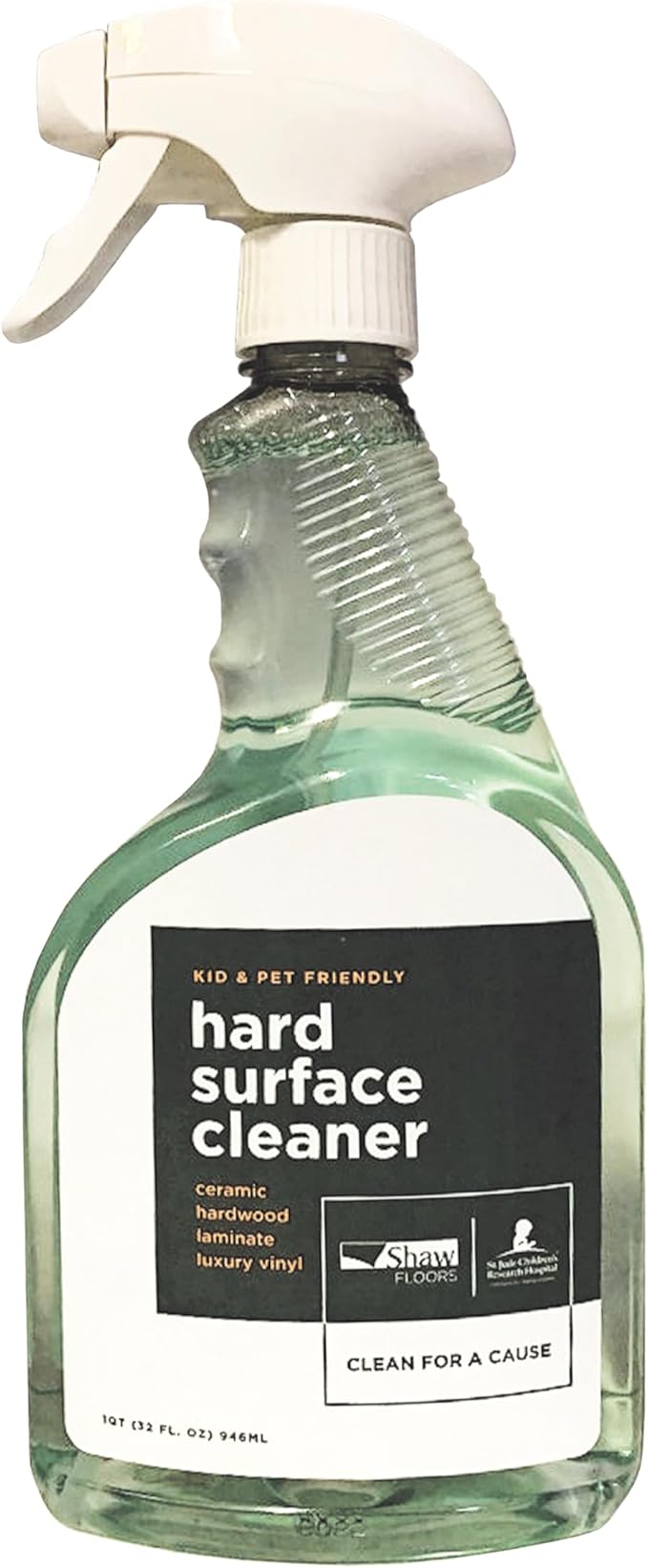 Shaw Floors Hard Surface Floor Cleaner for Ceramic Laminate Hardwood and Luxury Vinyl 32oz Spray