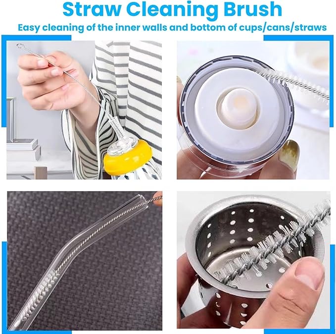 15Pcs Crevice Cleaning Brush Set, Hard Bristle Scrub Brushes Tools for Deep Cleaning Gap,Window Groove Cleaning Brush for Sliding Door Sill Tile Lines Shutter Corner Sink Teapot Bottle (1 Set)
