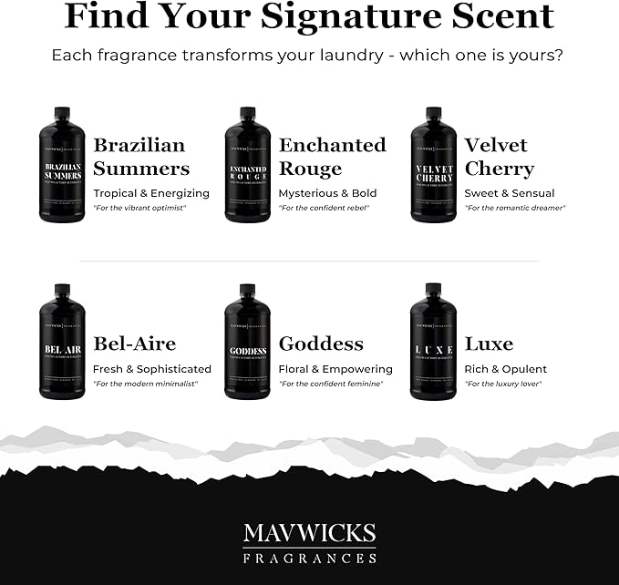 Laundry Liquid Detergent (Goddess) - 32 Oz Laundry Perfume Bottle for Men & Women, Stain & Odor Remover, Deep Clean, Long-Lasting Fragrance and Freshness for All Fabrics