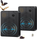 2 Pack Bat Deterrent Devices for Attic: 2025 Upgraded Bat Keep Away System - Rechargeable Bats Exclusion Device for Porch,House Outdoor & Indoor, Friendly to Human & Pet,Bats Removal