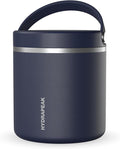 Hydrapeak 25oz Stainless Steel Vacuum Insulated Food Jar | for Hot Food and Cold Food, Wide Mouth Leak-Proof Soup for Adults, 10 Hours Hot and 16 Hours Cold (Navy)