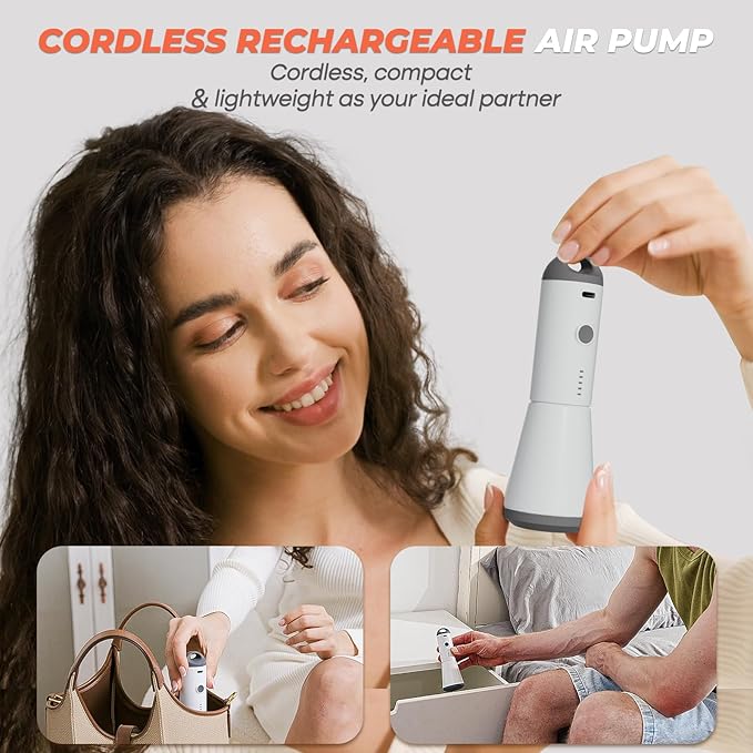 Vacbird Travel Vacuum Seal Bags, 8 Pack 34" Vacuum Storage Bags with Rechargeable Cordless Pump Compression Packing for Clothing Clothes Blanket Bedding, Space Saver for Suitcase Luggage