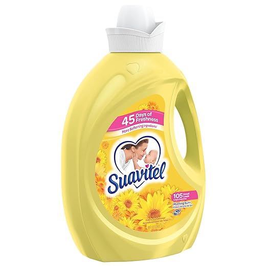 Suavitel Fabric Softener, Morning Sun, 105 oz (Pack of 4)