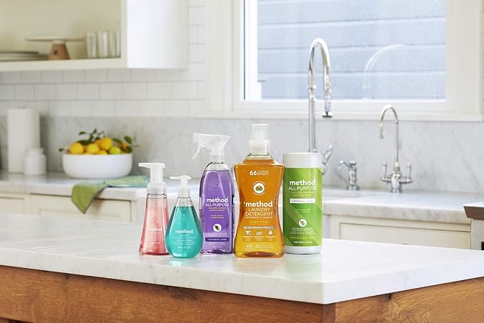 Method Antibacterial All-Purpose Cleaner Spray, Citron, Kills 99.9% of Household Germs, 28 Fl Oz (Pack of 2)