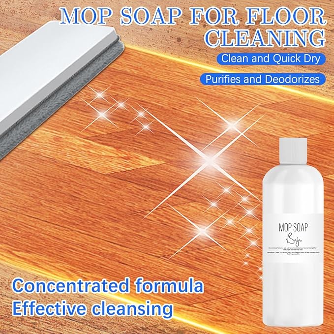 Mop Soap Brazilian Waves, Mop Soap Scented, Luxury Mop Soap, Mop Soap For Floor Cleaning (120ml)