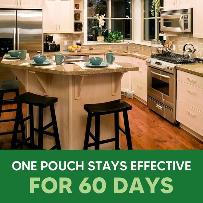 Rodent Repellent, Mouse Repellent Pouches, Mice Repellent Indoor, Rat Repellant for House, Mice Deterrent, Keep Mice Away, Extra-Strength Peppermint Effective for 80 ft² and 90 days-8P