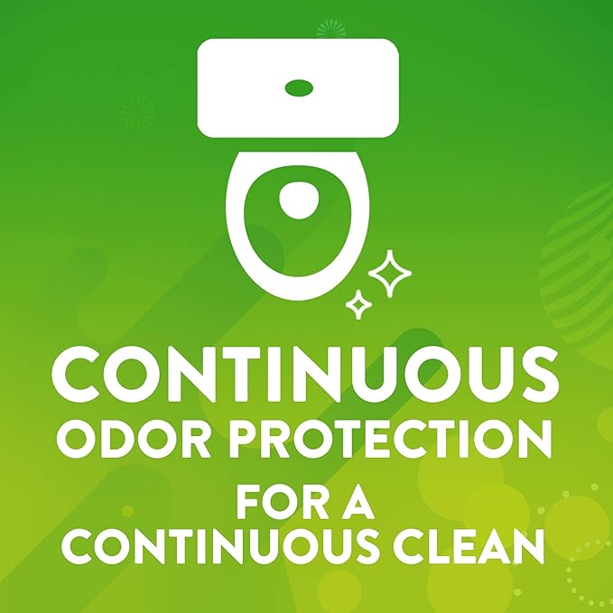 Scrubbing Bubbles Continuous Clean Toilet Drop-Ins, Automatic Blue Toilet Bowl Cleaner, Septic-Safe Tank Tablets Remove Hard Water Minerals & Limescale, Stain & Smell Protection, 3 Count (Pack of 2)