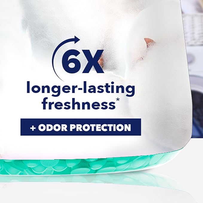 Downy Cool Cotton In-Wash Laundry Scent Booster Beads, 18.2 oz, laundry scent beads, Long-lasting Freshness