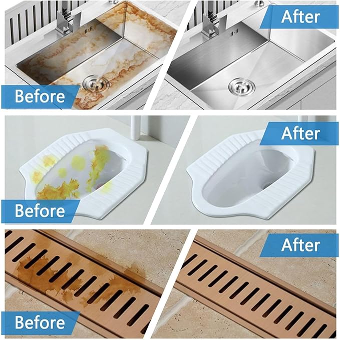 Sink and Drain Cleaner Powder, Pipeline Dredging Agent, Kitchen Unblocker, Powder for Kitchen Toilet for Kitchen Bathroom Pipes Floor Drains, Drain Clog Remover for Routine Home Plumbing Maintenance