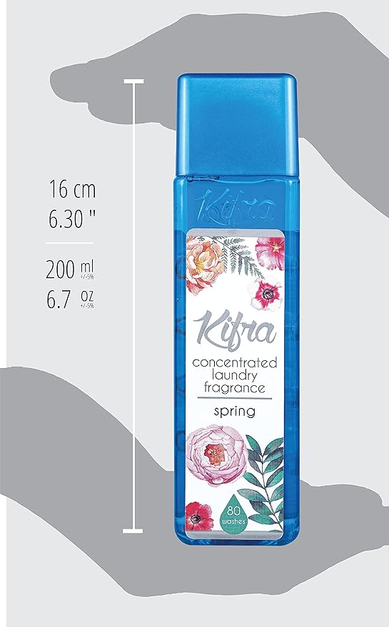 KIFRA SPRING Concentrated Laundry Fragrance 6.76 Fl Oz 200ml 80 Washing Cycles