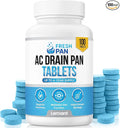 FreshPan AC Drain Pan Tablets (100 Count) | 4 Year Supply of Slow Release AC Condensate Pan Tablets for Clean, Fresh Flow