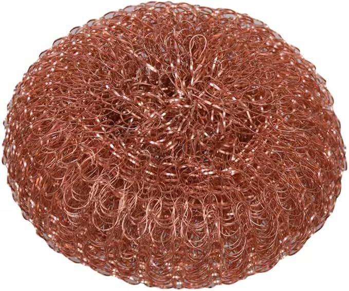 Generic Count Copper Scouring Pads - Tough on Baked-On Food for Uncoated Pots and Pans