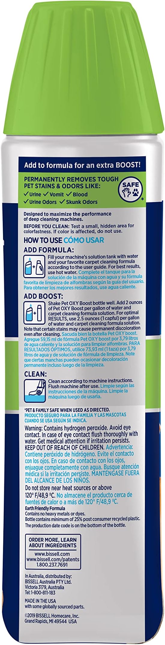 Bissell 16131 Pet Boost Oxy Formula for Cleaning Carpets