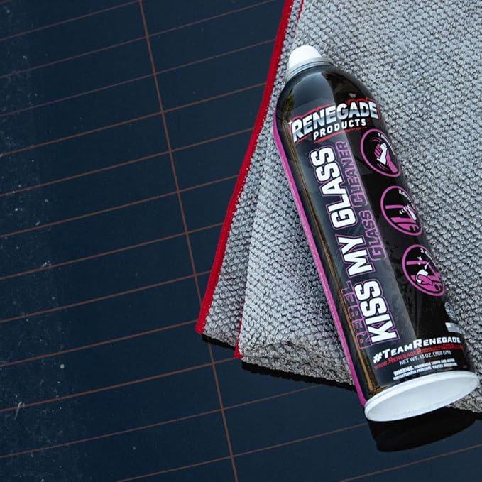 Renegade Products Kiss My Glass Premium Glass Cleaner 13 Oz Aerosol Spray