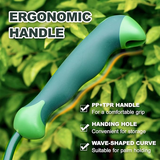 Japanese Weeding Sickle, Garden Hand Hoe Sickle Hoe with Ergonomic Rubber Handle, High-Hardness Carbon Steel Manual Weeder Tool for Weeding Cultivating Trenching Soil Loosening