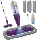 Microfiber Spray Mop for Floor Cleaning with Washable Pads, Dry Wet Floor Mops with with Sprayer and 27 oz Refillable Bottle,Reusable Dust Spray Mops for Hardwood Laminate Vinyl Tile Cleaning
